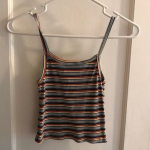 Brandy Melville Striped Crop Top
